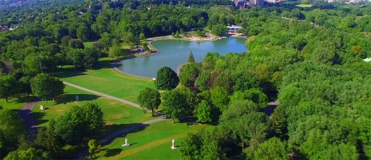 Dronevideo Montreal, Quebec, Canada in 4K