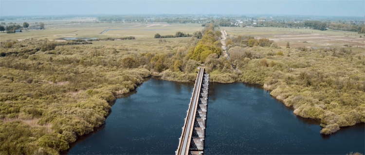 Oude spoorbrug Moerputten, Den Bosch in 4K