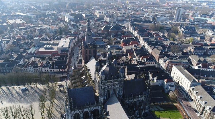 Drone Video Den Bosch, eerste echte lentedag van 2017